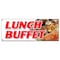 Signmission LUNCH BUFFET BANNER SIGN ayce all you can eat food luncheon quality B-Lunch Buffet - alternate 1